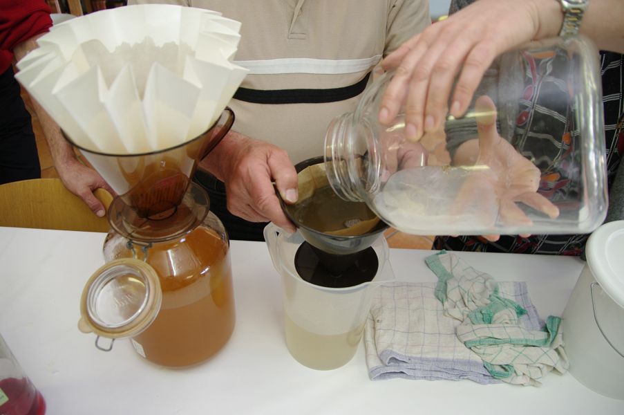 Filtering Vinegar